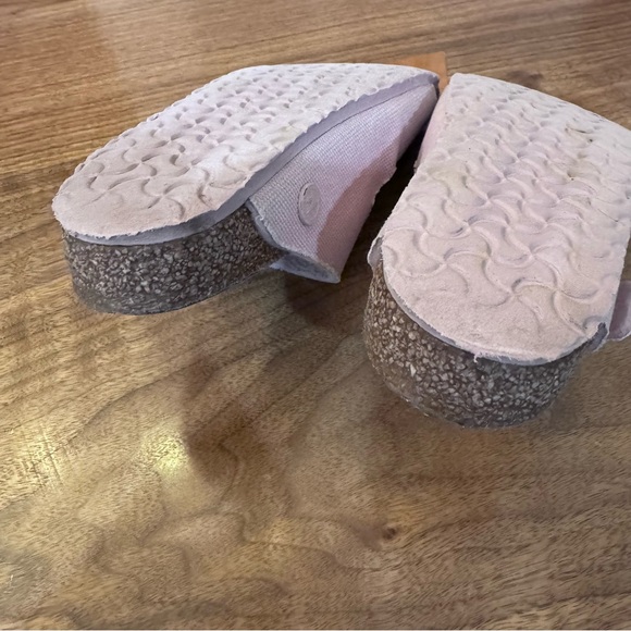 Birkenstock Arizona Vegan Soft Pink Canvas Kid Sandals. Size 31 (Kid’s 13-13.5) - Picture 14 of 16